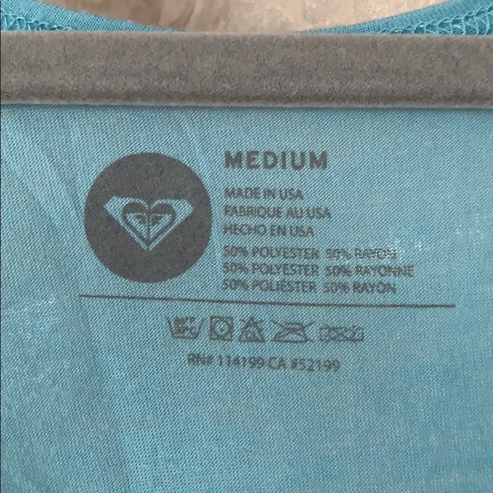 Turquoise colored top from Roxy size M - Picture 7 of 7